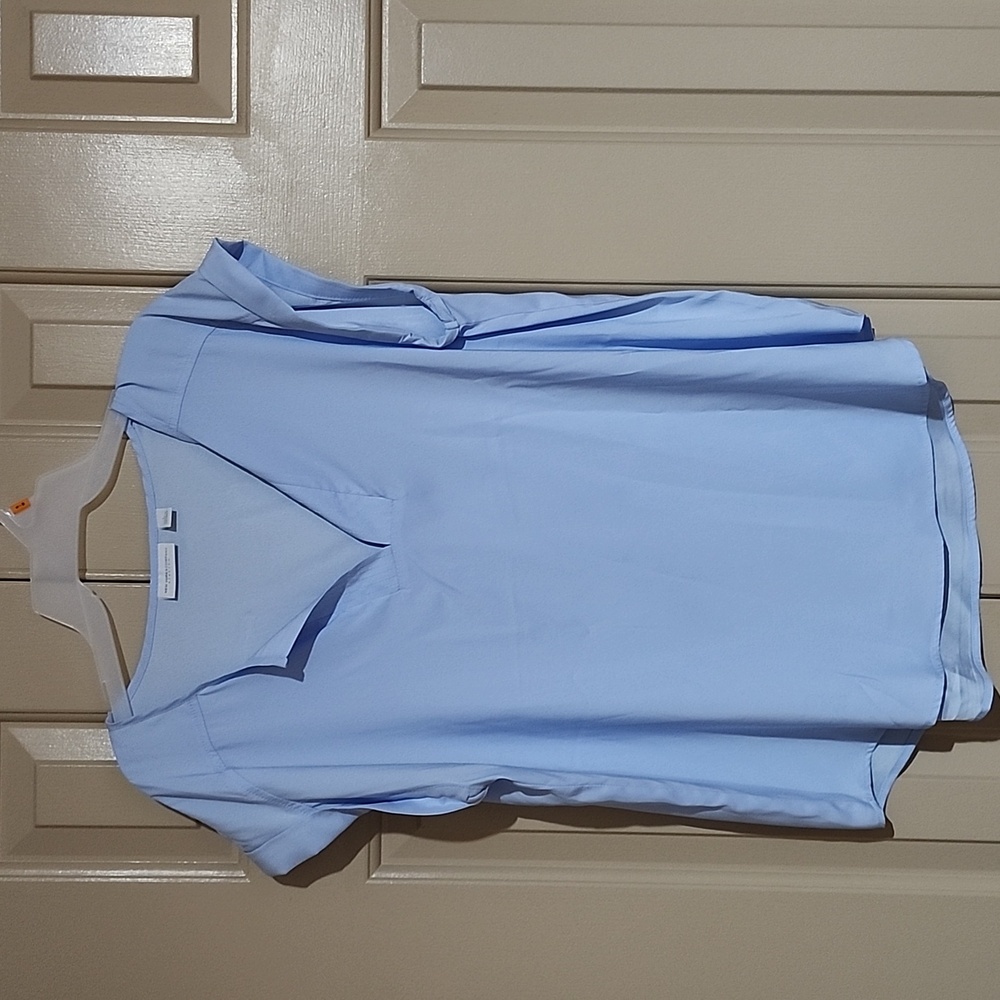New York & Company Sky Blue Blouse